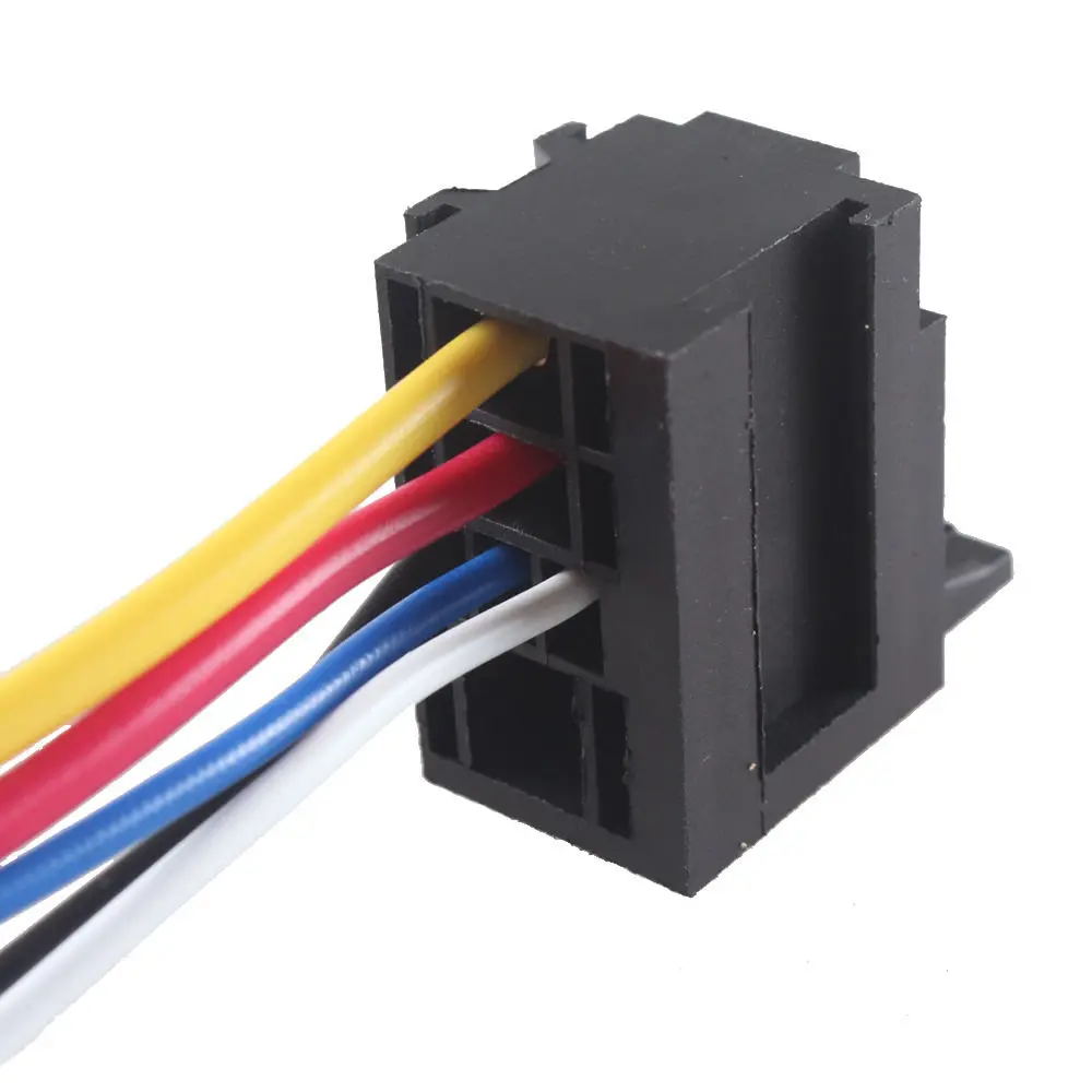 DIY автомобильный двигатель 12V 30A AMP Duty релейное гнездо 5 pin Провода