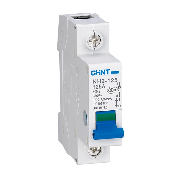 CHINT NH2-125 32A 63A 100A 125A 1P 2P 3P 4P isolat переключатель разъединитель модульный din-рейка asics INT125