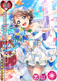 Watanabe You LoveLive! Sunshine Aqours Невеста все мамберы Chika Riko Kanan You Yoshiko Hanamaru Mari Ruby Dia косплей костюм свадебное платье - Цвет: Watanabe You