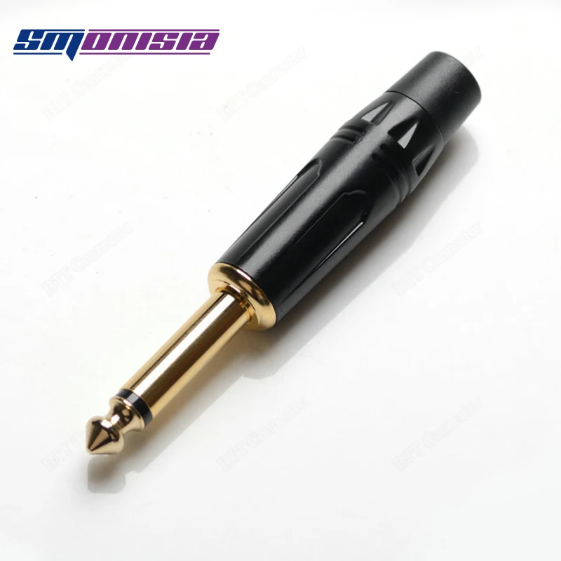 10 шт. 1000 штекер для микрофонной аудиоконсоли TS 6 35 5|plug connector|plug 6.35plug audio |