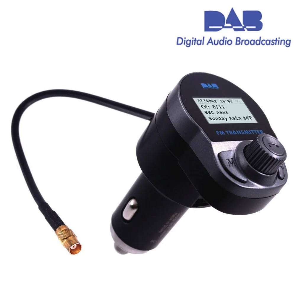 Авто-вещания USB Powered dab цифровой радио автомобиля FM адаптер приемника Электронная