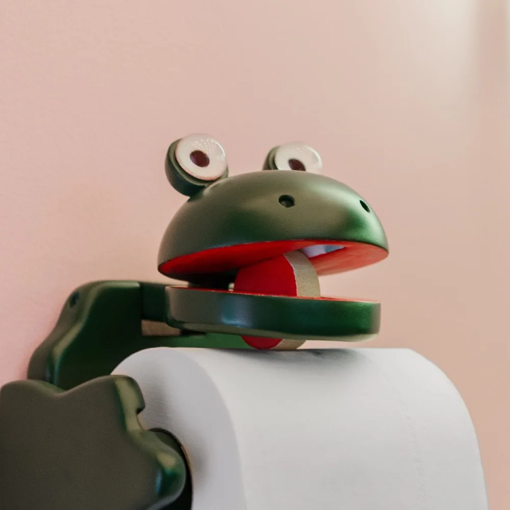 Inyard оригинальный Забавный лягушонок Пепе в форме держатель ткани стоящая