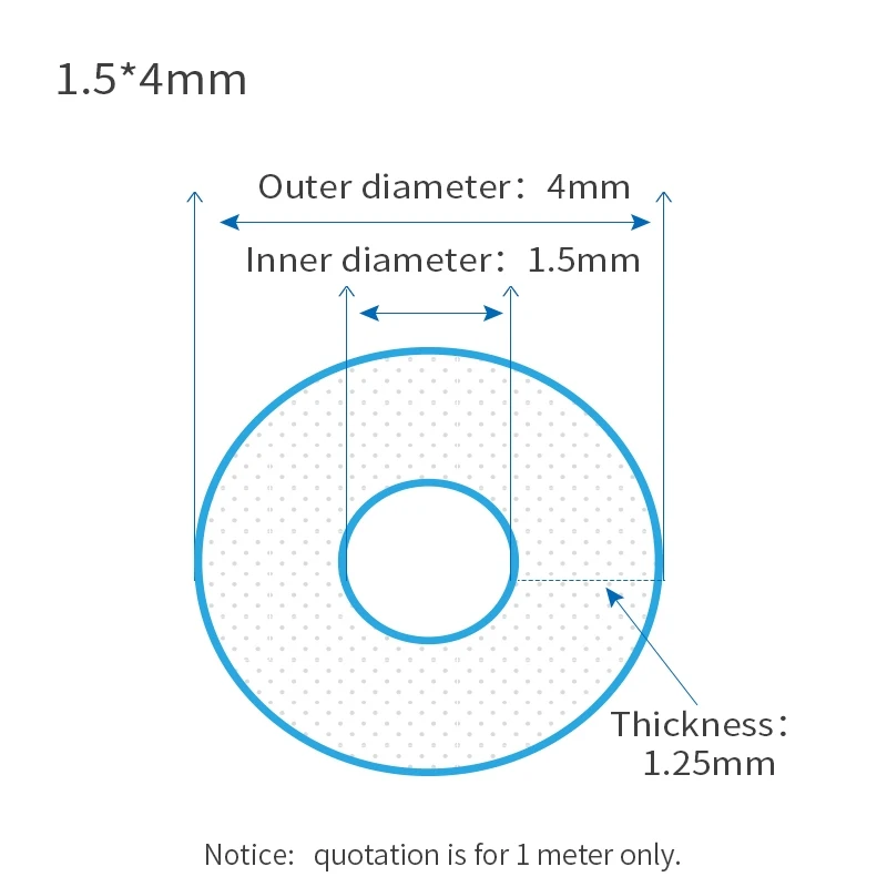 Kamoer перистальтический насос Кремниевая трубка/Пищевая трубка - Цвет: 1.5mm and 4mm