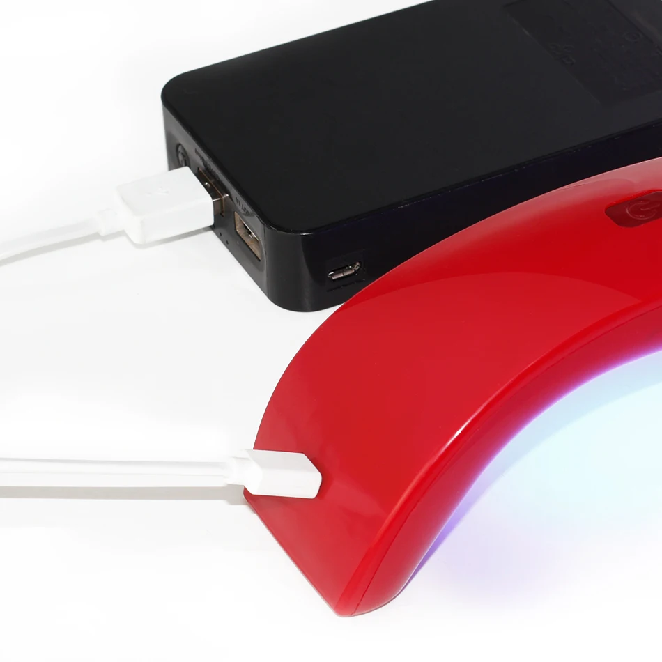 Genailish - SUNмини 12 Вт УФ и ЛЕД Лампы Для Ногтей Сушилка UV LED Лампа Маникюра USB Сушки В