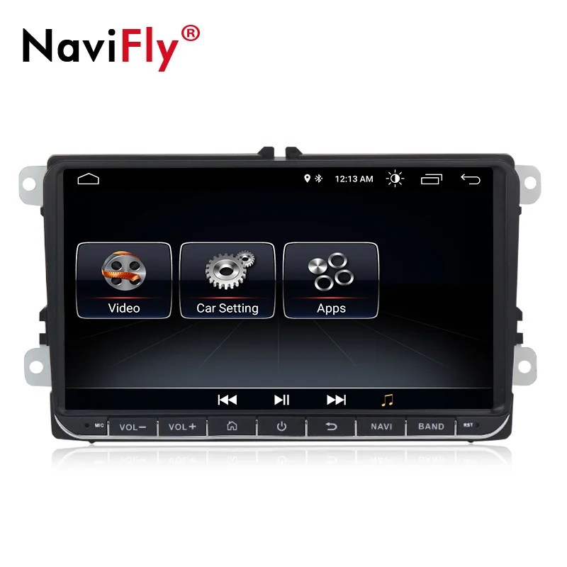 Немецкие склады " Android 8,0 автомобильный радиоприемник gps навигация для VW Skoda Octavia golf 5 6 touran passat B6 jetta polo tiguan RDS