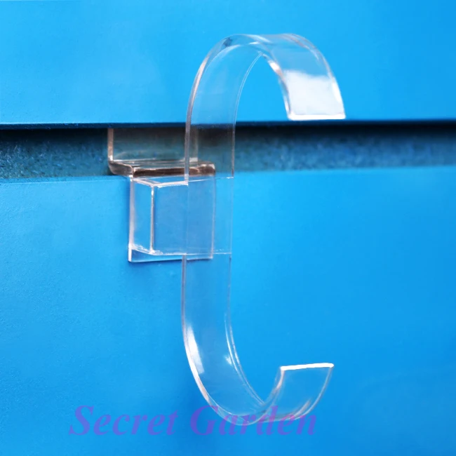 

TONVIC 20 Clear View Plastic Watch Display Stand Holder For Slatwall
