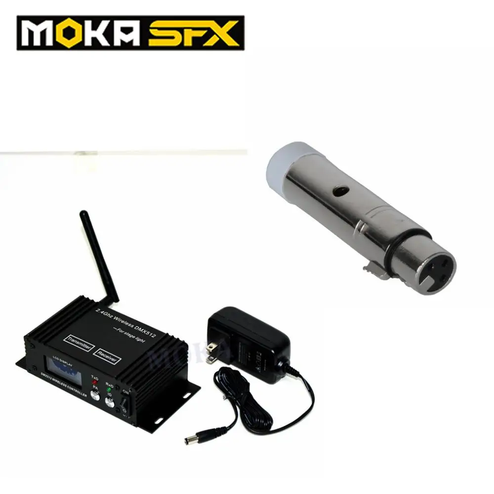 

6 шт./лот недавно разработанная DMX 512 Беспроводная консоль приемника сигнала с XLR и печатной платой зарядный приемник передатчик