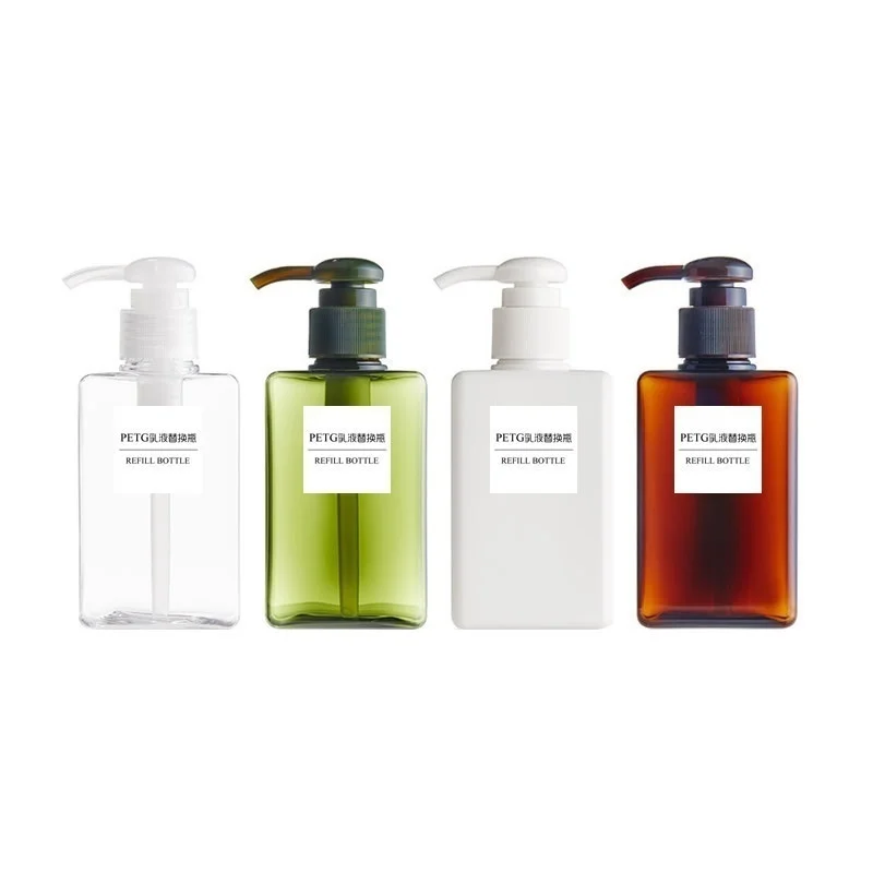150ML/250ML Pump Bottle Makeup Shampoo Soap Shower Gel Travel Pump Dispenser Container Bottles