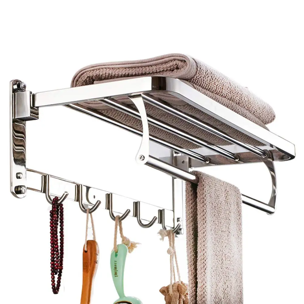 Вешалка для полотенец из нержавеющей стали с 5 крючками | Обустройство дома