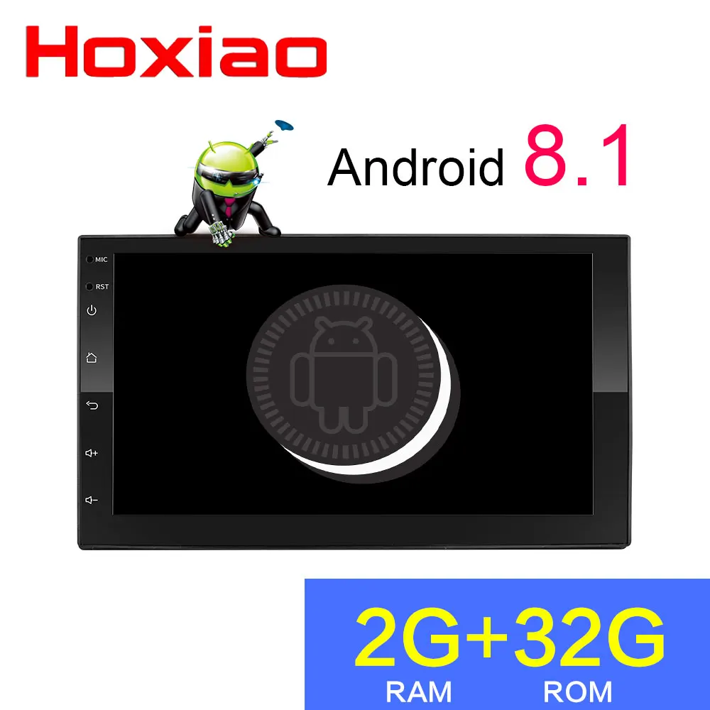 Android 8 1 ram 2G rom 32G 2Din автомобильный мультимедийный плеер gps Навигация BT DAB FM USB wifi без
