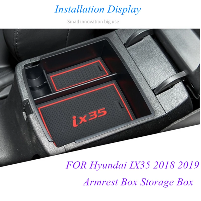 Ящик для хранения в подлокотнике автомобиля ящик аксессуары интерьера Hyundai IX35 IX 35