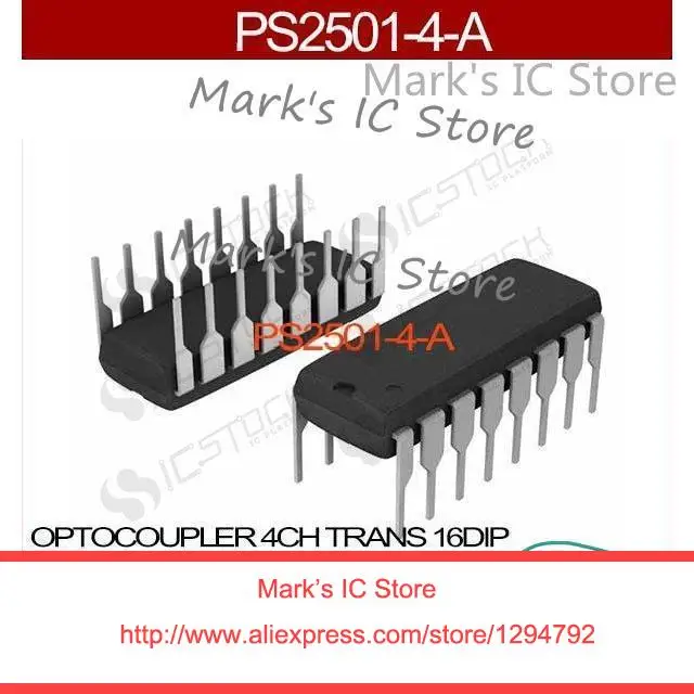 PS2501-4-A оптопара 4CH TRANS 16DIP 2501 PS2501 S2501 PS2501-4 PS25014 | Электронные компоненты и