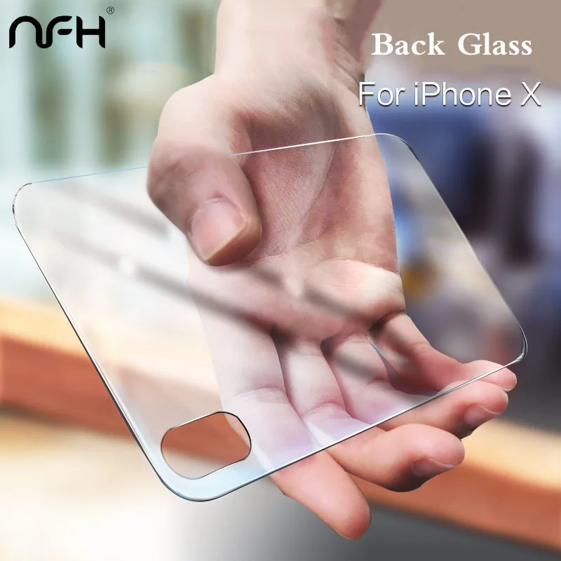 

Premium Back Tempered Glass For iPhone 11 Pro Max X XR Film Cover Rear Toughened Screen Protector For iPhone 7 8 Plus Glass Film