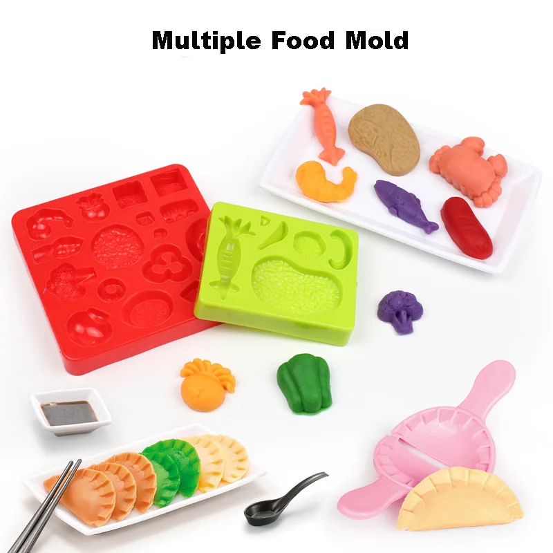 DIY 3D Цвет глины пресс форма для нетоксичный готовить моделирование из пластилина