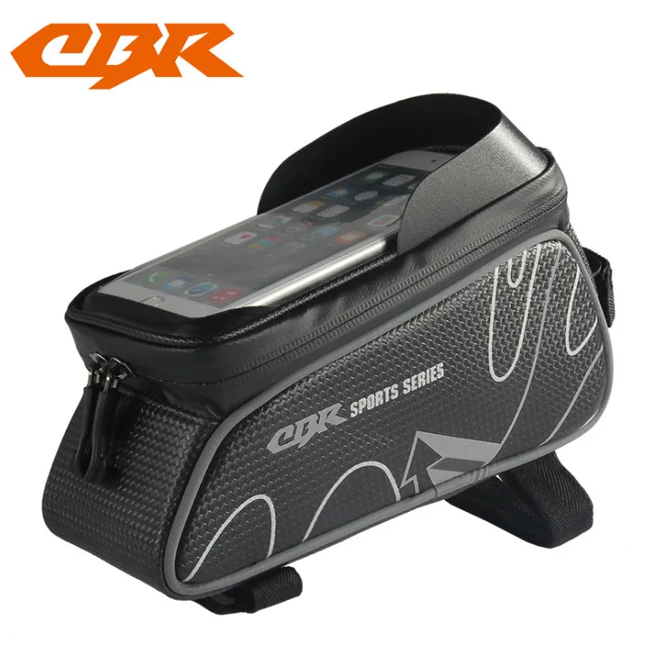 

Велосипедная сумка для горного велосипеда, велосипедный передний луч, держатель для телефона, 6-дюймовый сенсорный экран, светоотражающая В...