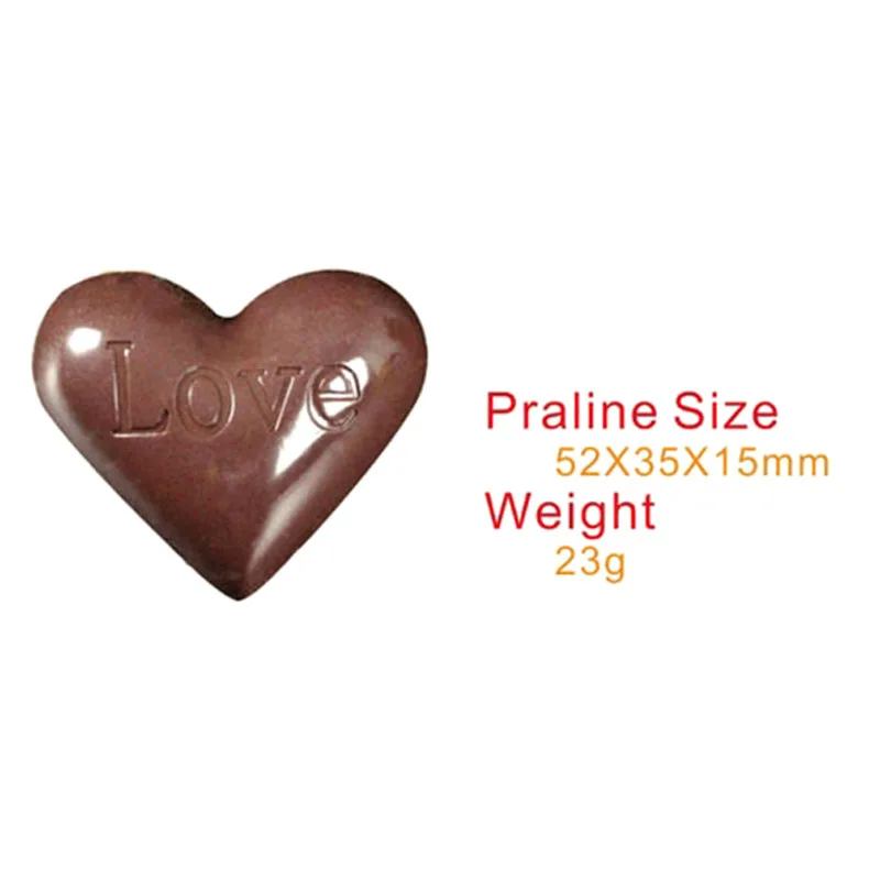 Форма для конфет и шоколада в форме сердца подарок на день Святого Валентина
