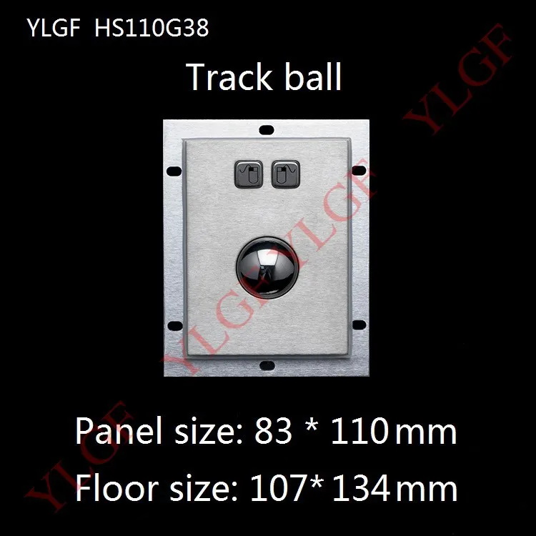 Трекбол мышь YLGF HS110G38 U USB интерфейс Встроенная промышленная водонепроницаемая