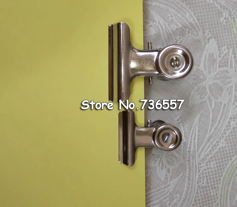 Бесплатная доставка (30 шт./лот) 30 мм круглые металлические зажимы серебряный