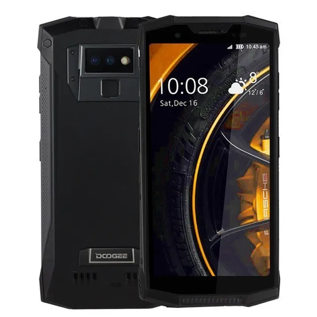 Black DOOGEE S80 6 ГБ 64 Гб Смартфон 5,9" Helio P23 Восьмиядерный Android 8,1 IP68 Водонепроницаемая портативная рация прочный двойной 4G мобильный телефон - Цвет: Black