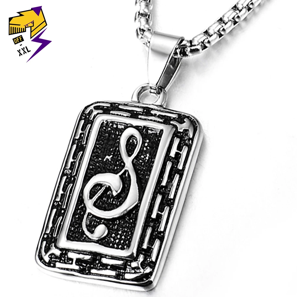 Ожерелье мужское из титановой нержавеющей стали серебряная цепочка колье в