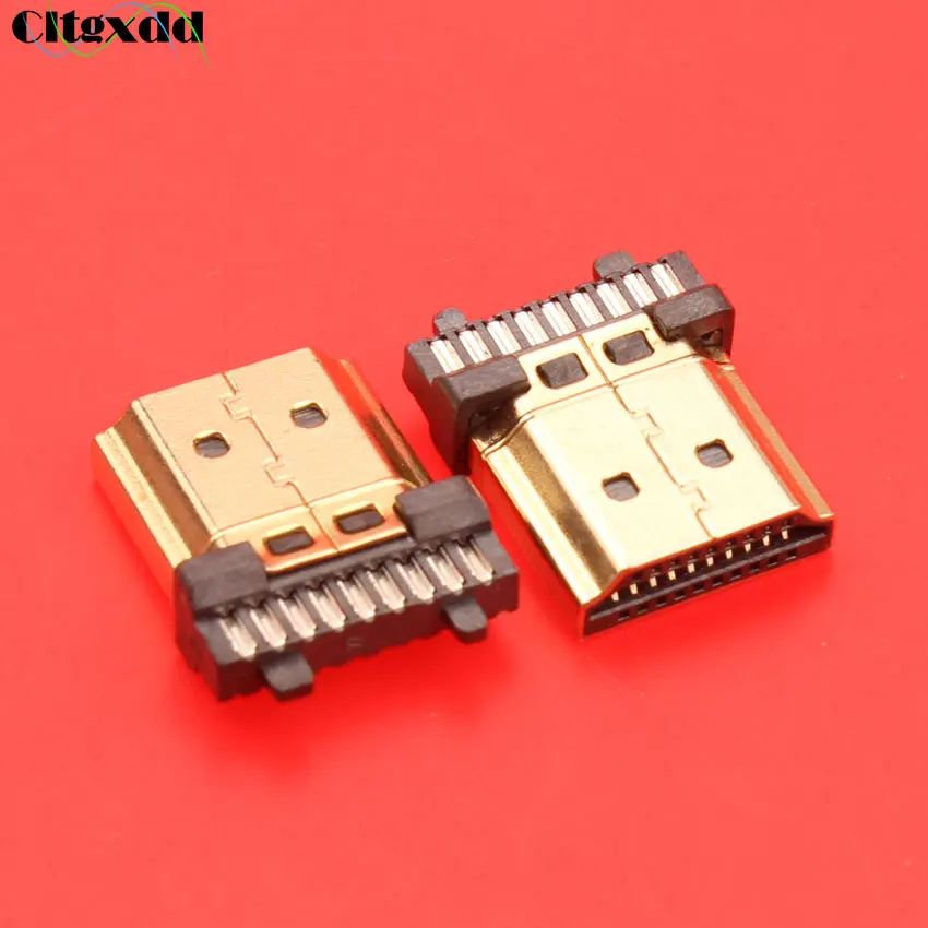 19 pin HDMI штекер разъем с золотым покрытием Sockect ремонт замена пайки ТИП