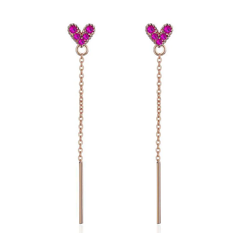 Женские серьги-гвоздики из серебра 925 пробы с фианитом | Украшения и аксессуары