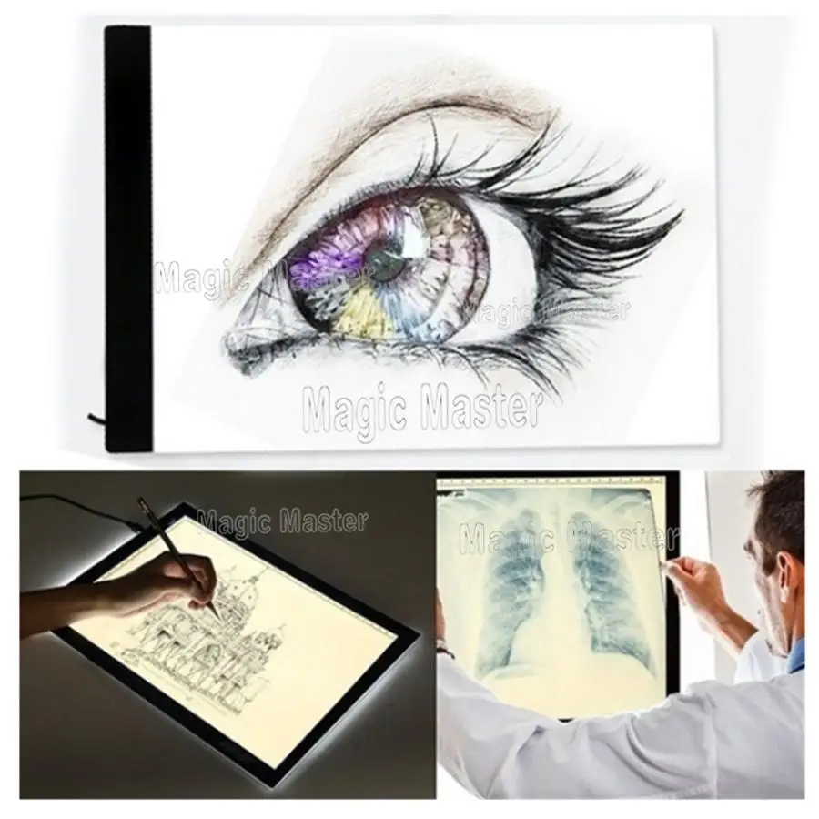 Светодиодная подсветильник ка для планшета A4 с USB зарядкой|Алмазная мозаика и