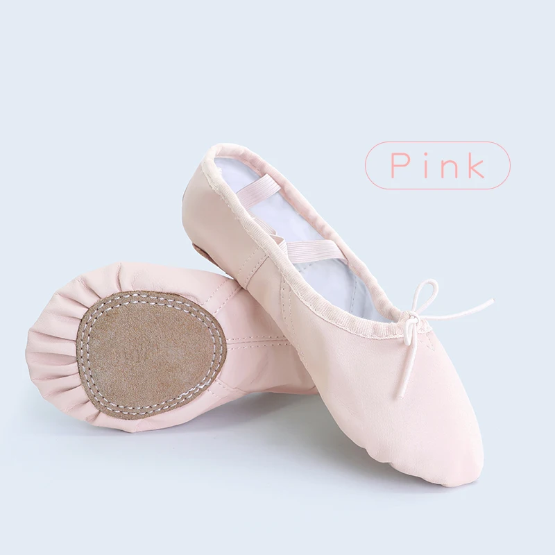 Женские кожаные балетки Танцевальная обувь Балетки с раздельной подошвой