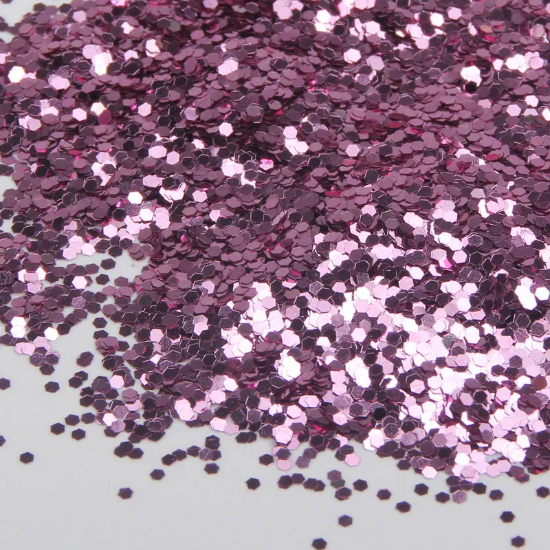 Горячая продажа шестиугольная форма блеск для ногтей тонкие бусины 3D украшение