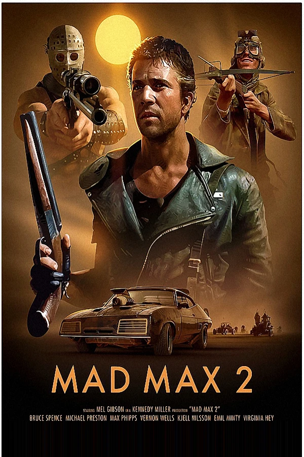 Классический шелковый постер Mad Max 2 Mel печать фильмов Настенный декор для