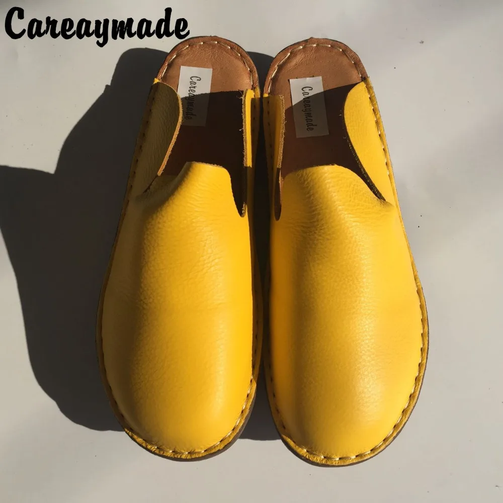 Новые туфли Careaymade из натуральной кожи ручной работы на плоской подошве женские