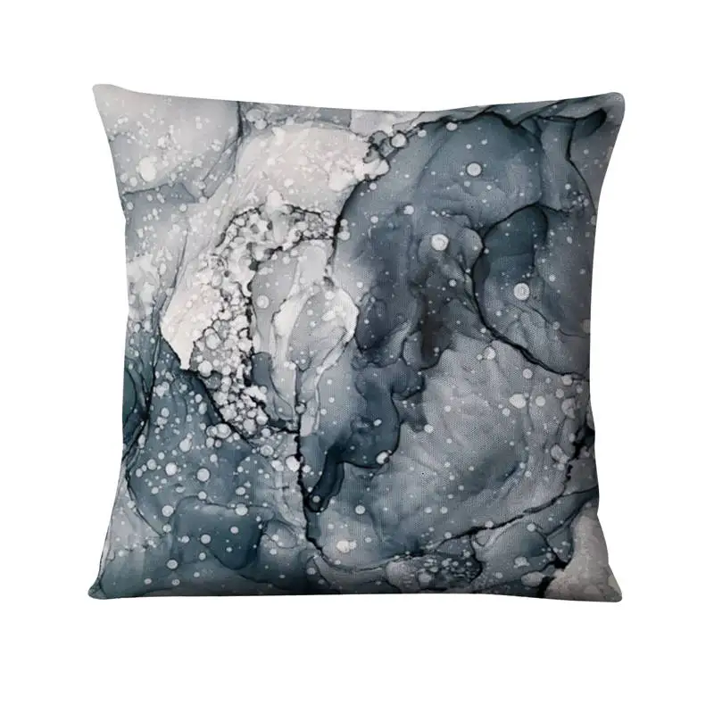 Абстрактная Акварель Искусство цифровой Prited наволочка с геометрическим