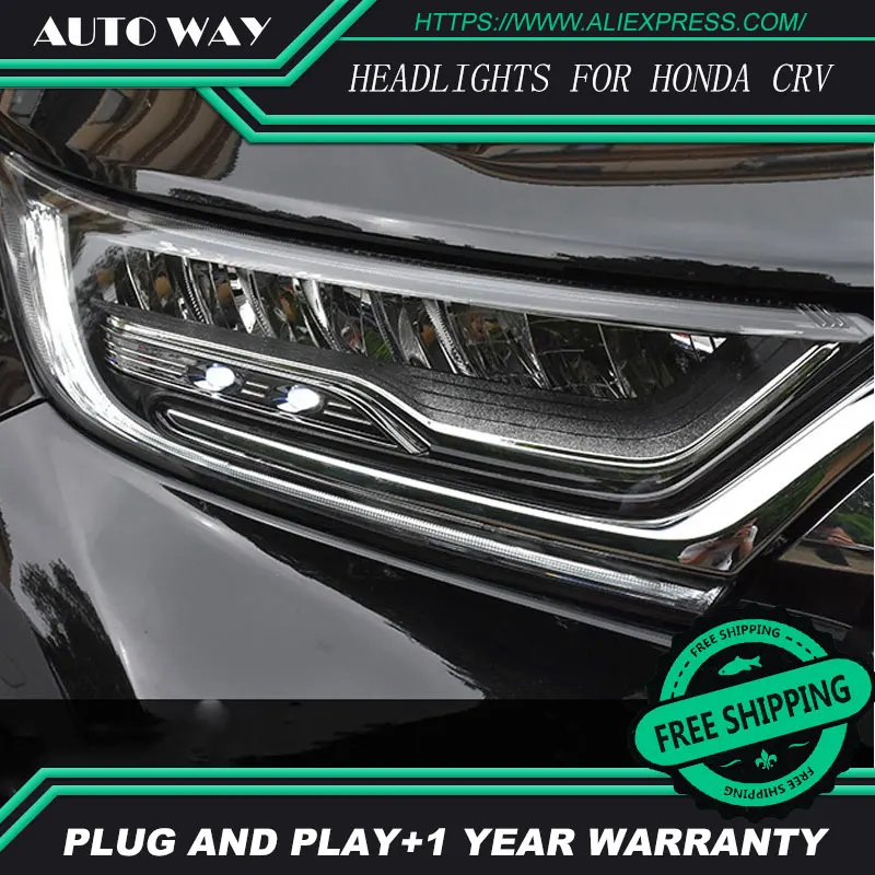 Стайлинга автомобилей Фара для Honda CRV фары CR-V светодиодный задний фонарь светодиодный вариант Ангел глаз Bi Xenon светодиодный луч
