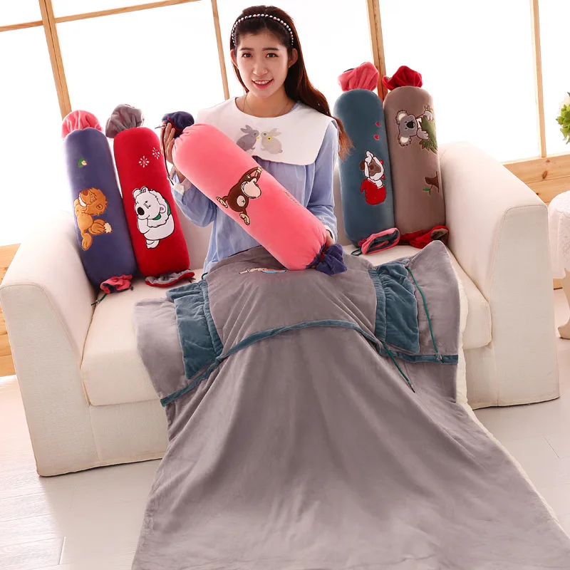 2018 детское одеяло с мультипликационным принтом двойного назначения летнее