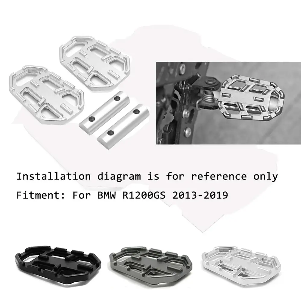 Аксессуары для мотоциклов заготовка широкие подножки педали BMW G310GS 310GS G310 R1200 GS