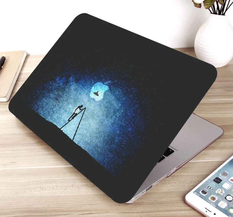 Новинка 2019 чехол для планшета жесткий с цветным принтом Apple Macbook Air 11 13 Pro Retina 15 Touch