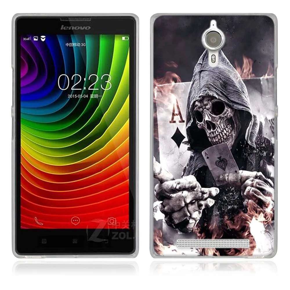 Мягкий чехол из ТПУ Для Lenovo K80 P90 задняя крышка для Fundas роскошные чехлы с 3D