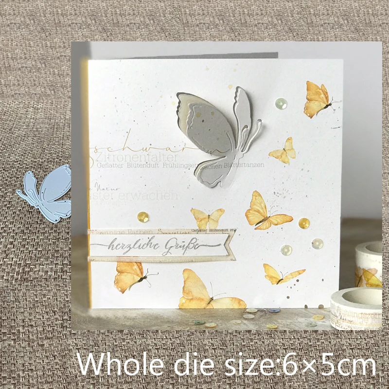 Металлические высекальные штампы XLDesign для рукоделия украшение в виде бабочки