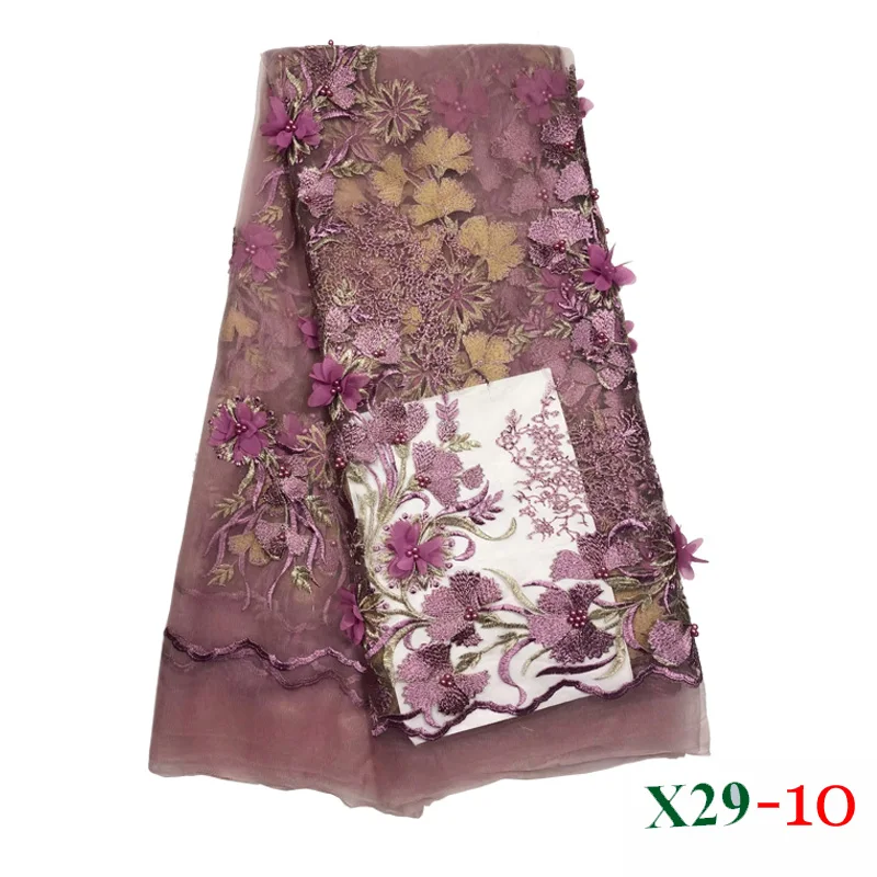 

Cheap White Black African Net Lace Fabric And Milk Fiber High Quality French Tulle Lace Fabrics With Beaded For Wedding F181010