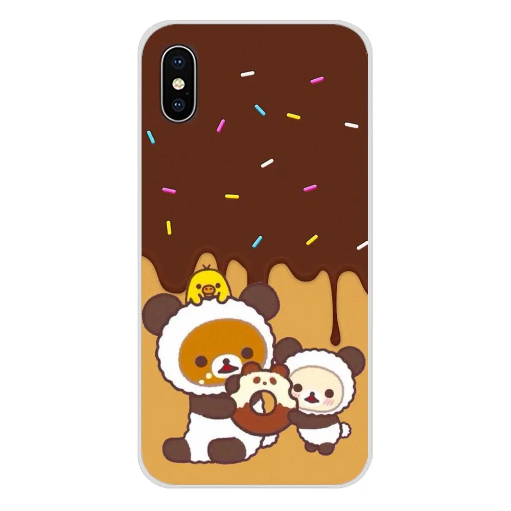 Чехол для мобильного телефона милый Мишка рилаккума первая серия Apple iPhone X XR XS MAX 4