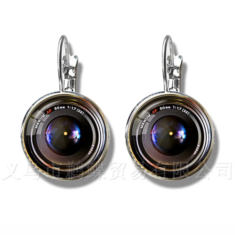 Женские серьги-гвоздики с серебряным покрытием и линзами Dslr | Украшения