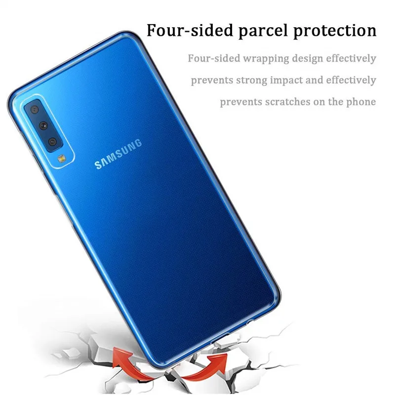 For Samsung Galaxy M20 M30 Transparent cover Case Silicone Soft TPU Cover Phone bag shell |