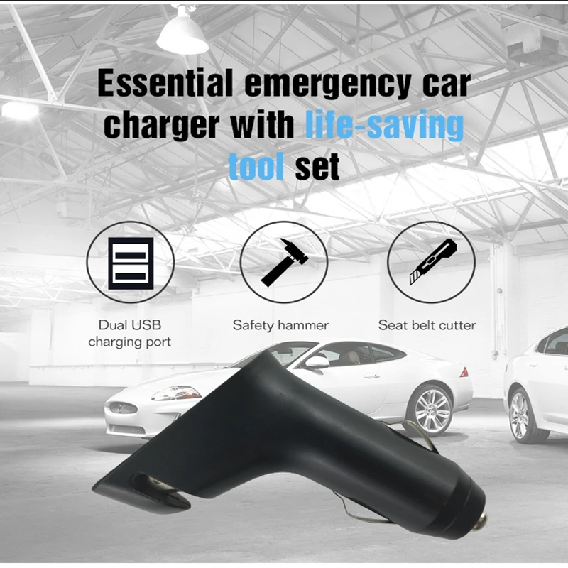 1 шт. автомобильное зарядное устройство с двумя USB-портами 30 Вт 2 А |