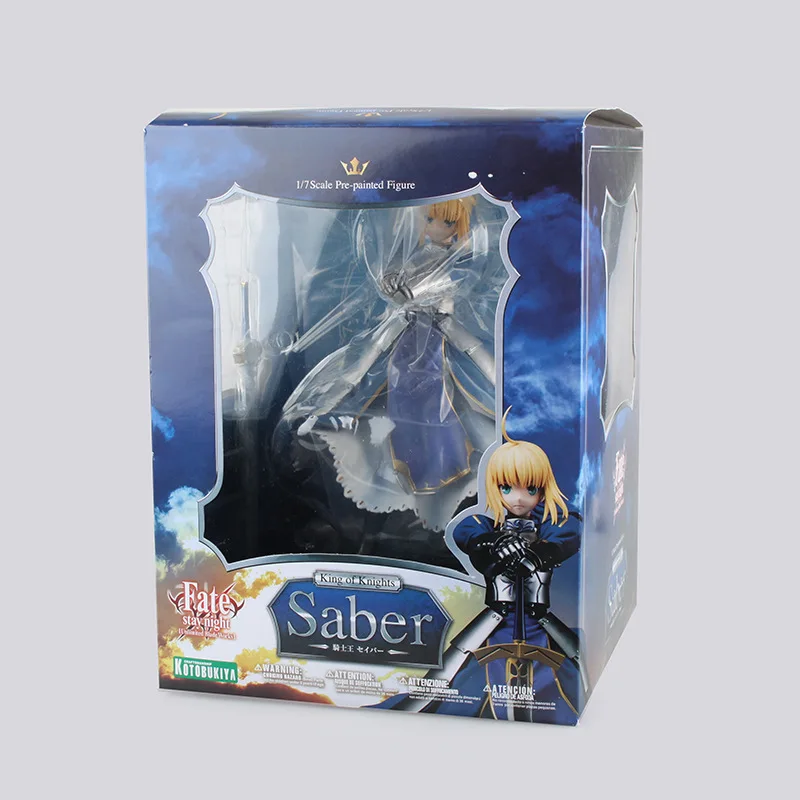 Аниме 25 см Fate/stay night Unlimited Blade Works King of Knights Saber 1/7 масштаб предварительно окрашенная