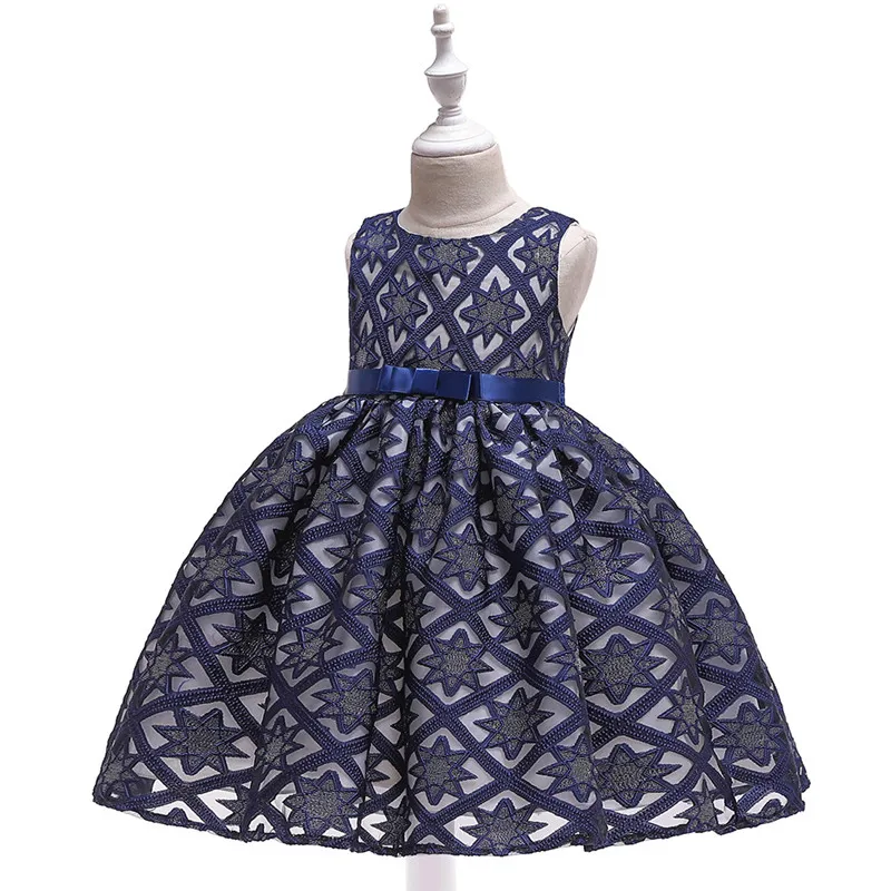 Elegante vestido de princesa para nignas y nignos vestidos de boda para nignas vestido de fiesta para nignas 3 4 5 6 7 8 9 10 de 12 - Цвет: As Picture