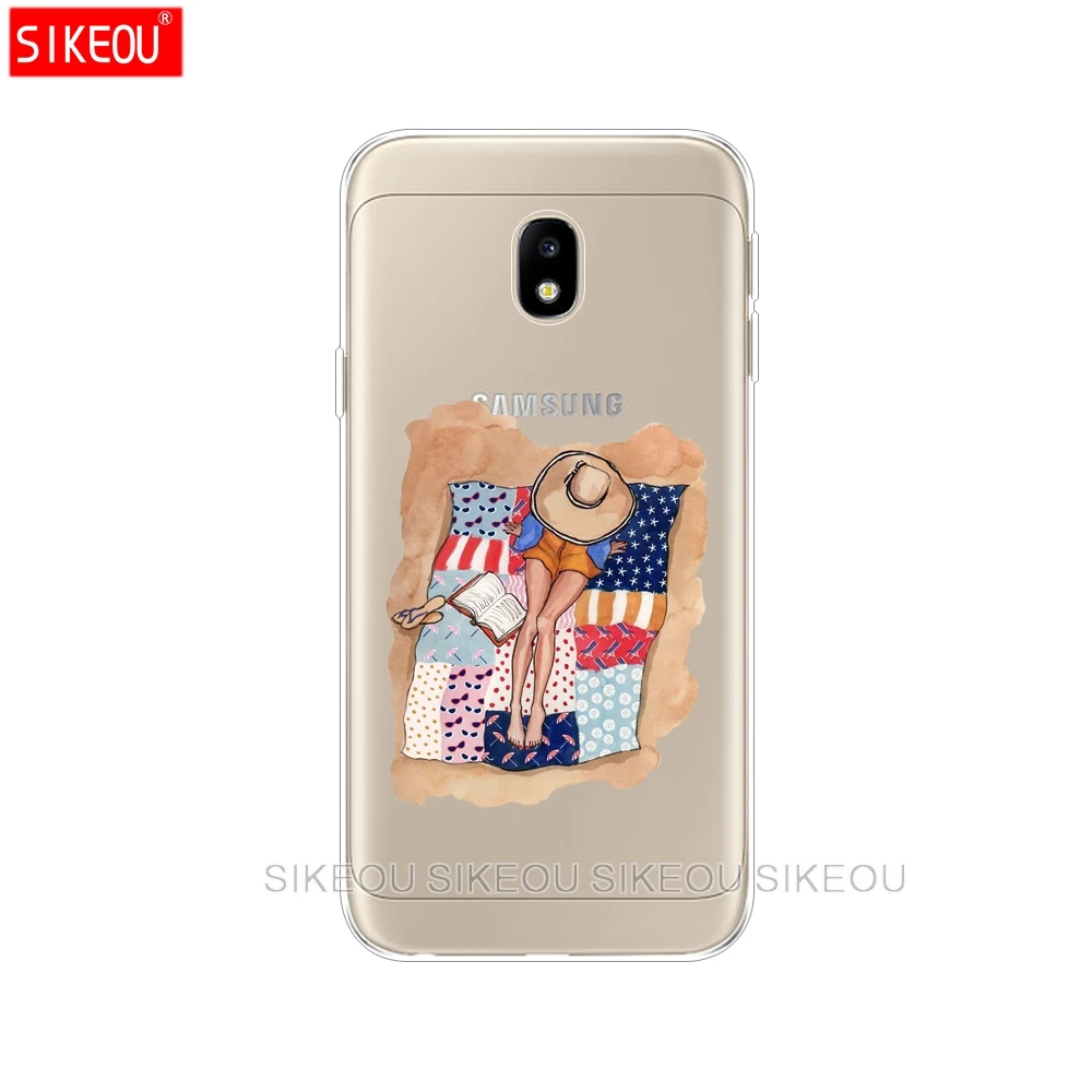 Силиконовый чехол для телефона Samsung Galaxy J3 J5 J7 2017 J330 J530 J730 PRO j2 2018 модный