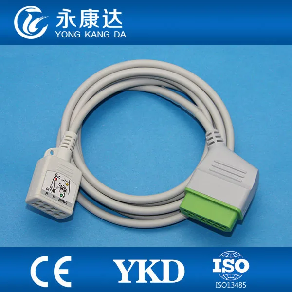 JC-906P Nihon kohden ecg кабель для багажника 3/6 светодиодов |