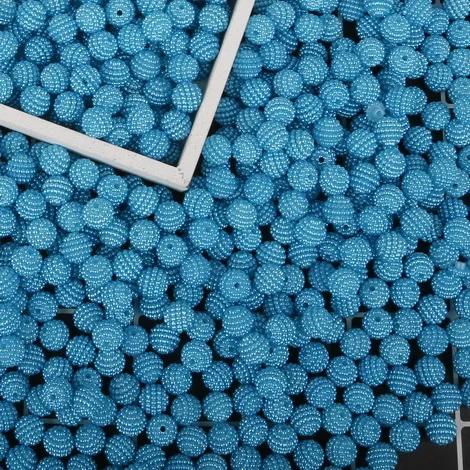 Turquoise 17 цветов 10 мм пластик ABS бусина в виде жемчужины отверстие 1,5 мм Waxberry форма бусины для DIY Ювелирная фурнитура для рукоделия аксессуары для одежды - Цвет: Turquoise