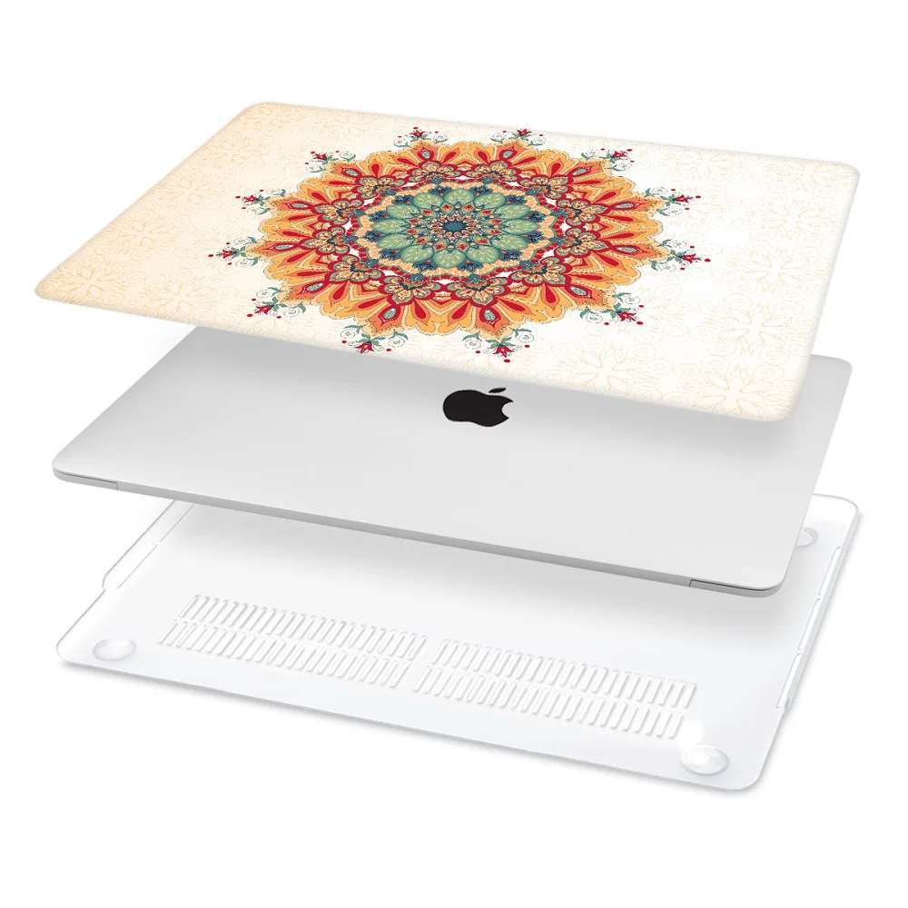 Чехол для ноутбука с цветочным принтом Мандала датура для MacBook Air 13 A1932/air 13 A1466 Pro 13,3 15 Touch Bar A2159 A1932