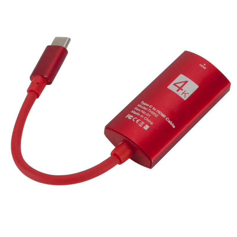 Кабель HDMI с разъемом USB Type c и поддержкой 4k * 2K адаптер для Macbook Chromebook Lumia Samsung Galaxy S8 S9